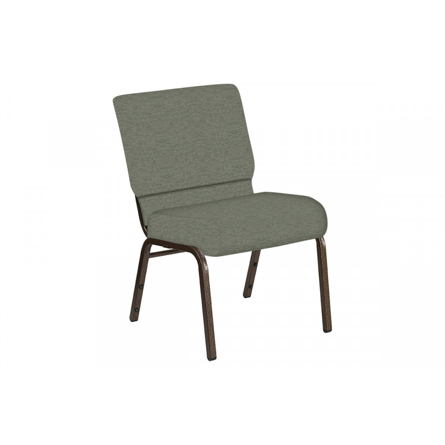BLNK Church Chair in Ravine with Gold Vein Frame - Thyme, 21"W