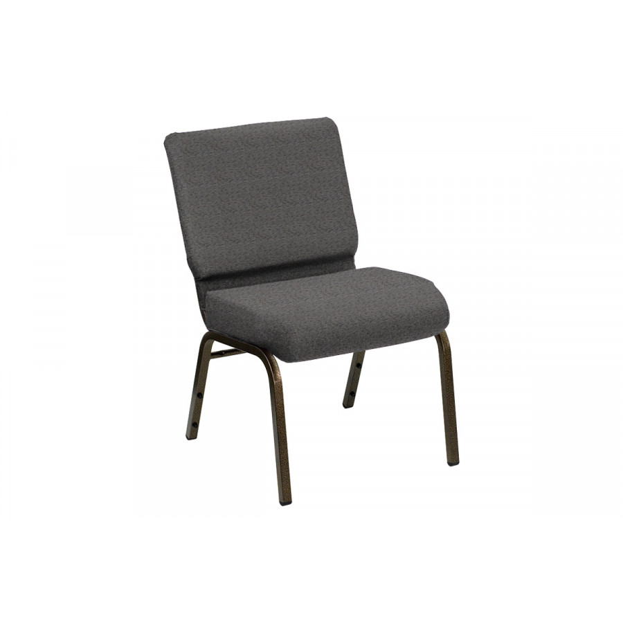 BLNK HERCULES Series Church Chair in Shire with Gold Vein Frame - Aqueduct, 21"W