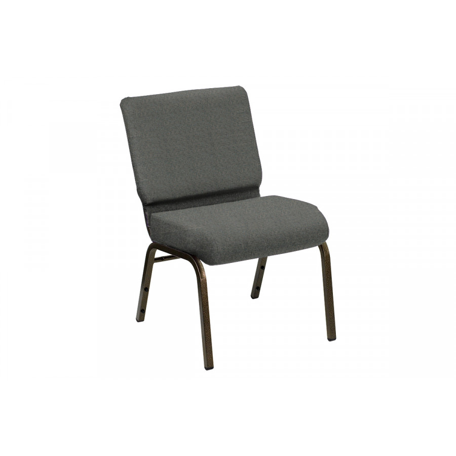 BLNK HERCULES Series Church Chair in Shire with Gold Vein Frame - Heath, 21"W