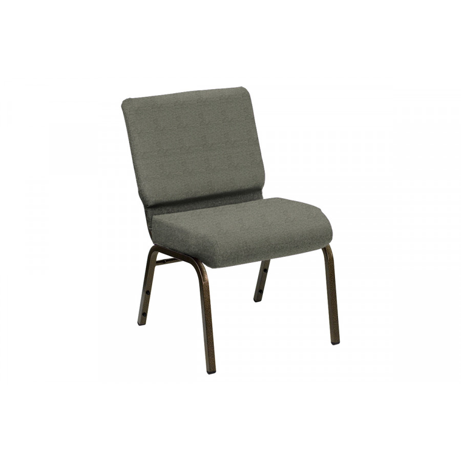 BLNK HERCULES Series Church Chair in Shire with Gold Vein Frame - Sage, 21"W