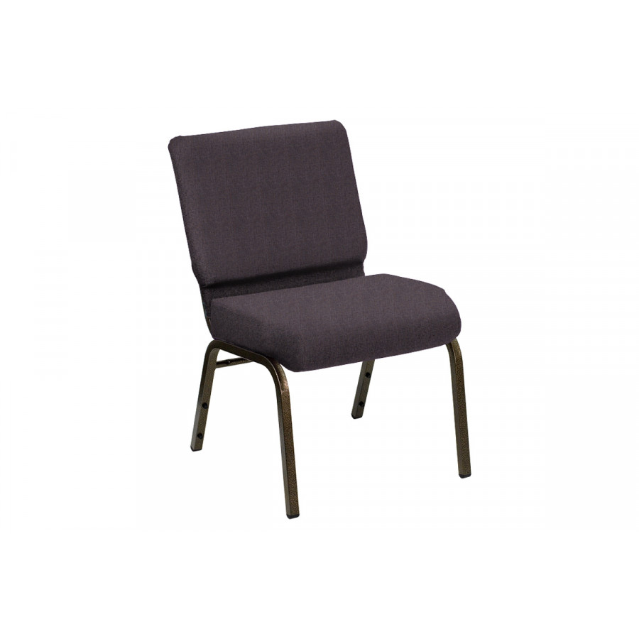 BLNK HERCULES Series Church Chair in Shire with Gold Vein Frame - Stable, 21"W