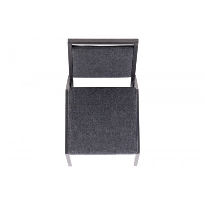 BLNK - HERCULES Series Fabric Square Back Stacking Banquet Chair with Silver Vein Frame