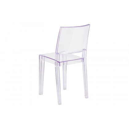 BLNK - Phantom Series Transparent Stacking Side Chair