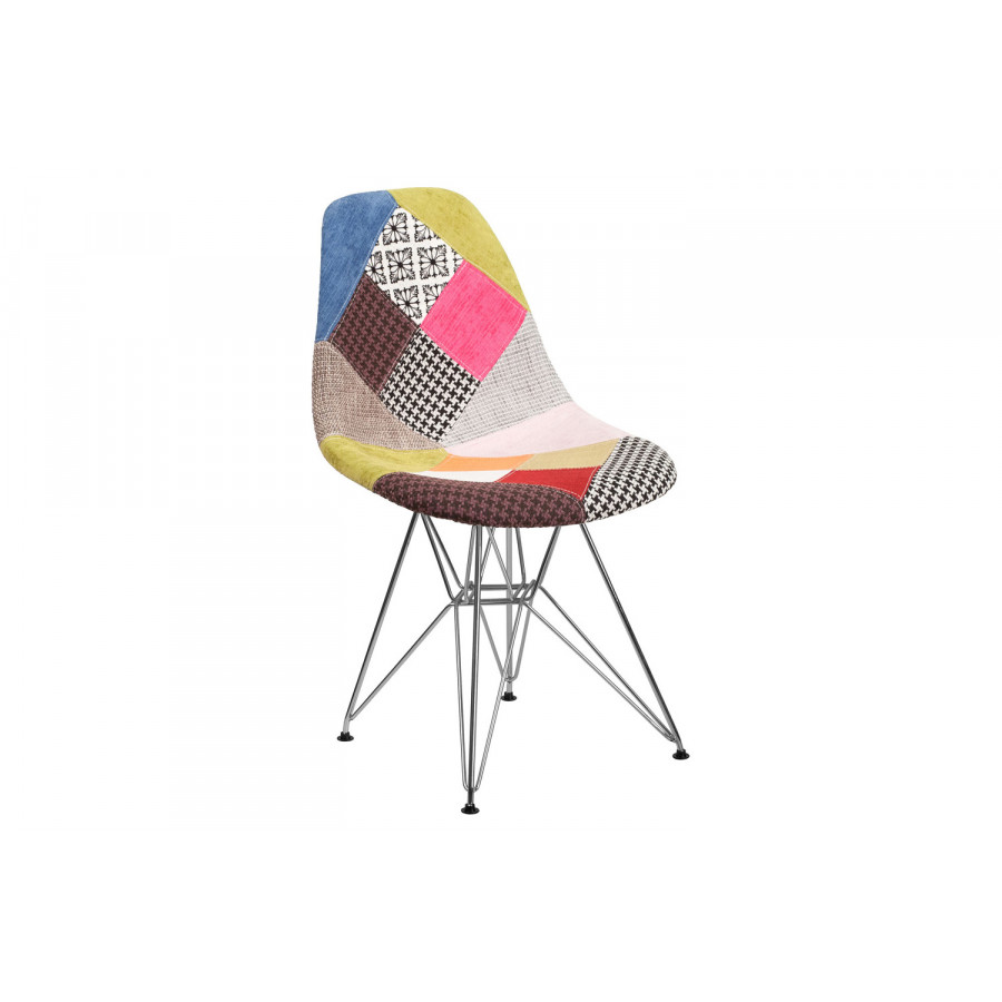 BLNK - Elon Series Fabric Chair with Chrome Base