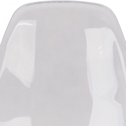 BLNK - Elon Series Ghost Chair with Gold Metal Base