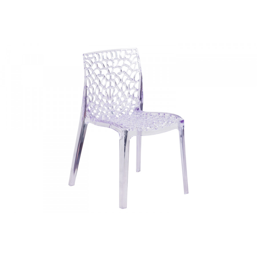 BLNK - Vision Series Transparent Stacking Side Chair