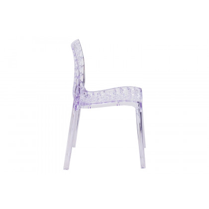 BLNK - Vision Series Transparent Stacking Side Chair