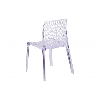 BLNK - Vision Series Transparent Stacking Side Chair