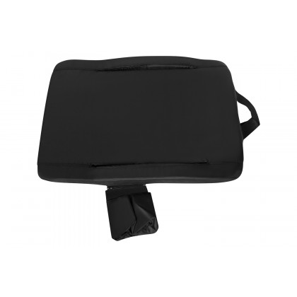 BLNK Malta Extra Wide Portable Lightweight Reclining Stadium Chair with Armrests, Padded Back and Seat - Black