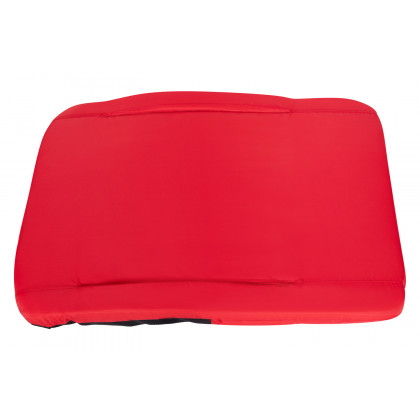 BLNK Malta Extra Wide Portable Lightweight Reclining Stadium Chair with Armrests, Padded Back and Seat - Red
