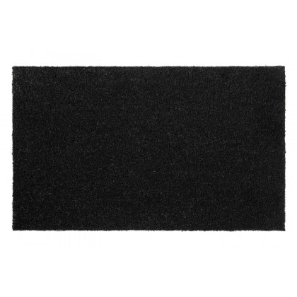 BLNK Harbold Coir Indoor-Outdoor Solid Doormat with Non-Slip Backing - Black