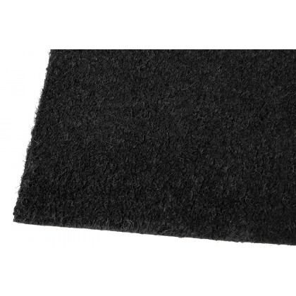 BLNK Harbold Coir Indoor-Outdoor Solid Doormat with Non-Slip Backing - Black