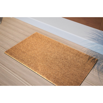 BLNK - Harbold Coir Indoor-Outdoor Solid Doormat with Non-Slip Backing