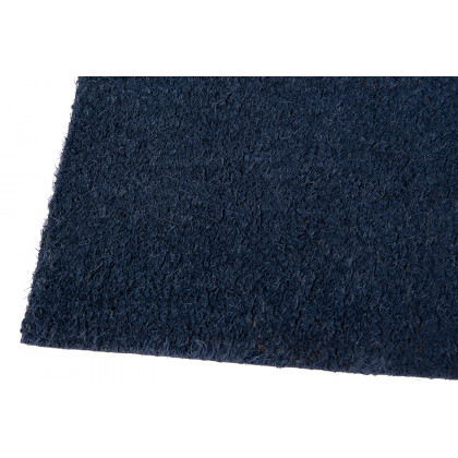 BLNK Harbold Coir Indoor-Outdoor Solid Doormat with Non-Slip Backing - Navy