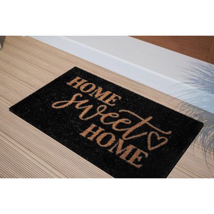 BLNK - Harbold Coir Indoor-Outdoor Doormat with Home Sweet Home Message and Non-Slip Backing