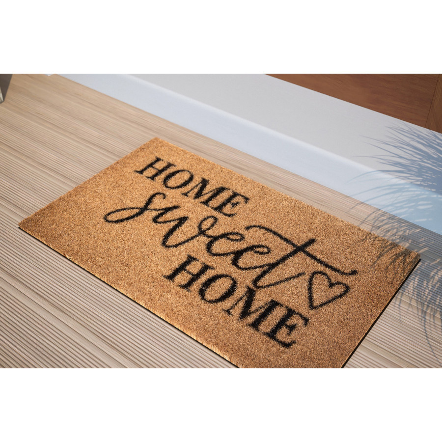 BLNK - Harbold Indoor-Outdoor Doormat with Home Sweet Home Message and Non-Slip Backing