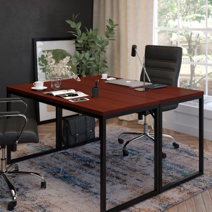 BLNK - Kimberly Industrial Style Commercial Computer Desk