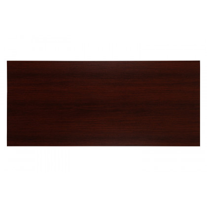 BLNK Kimberly Industrial Style Commercial Computer Desk - Mahogany