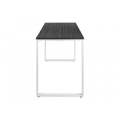 BLNK Kimberly Industrial Style Commercial Computer Desk - Rustic Gray