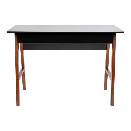 BLNK Darla Home Office Writing Computer Desk with Drawer - Black/Walnut