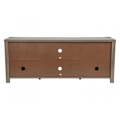 BLNK Charlotte Modern Farmhouse Barn Door TV Stand for TV's up to 65" - 59" Entertainment Center with Adjustable Shelf - Gray Wash Oak