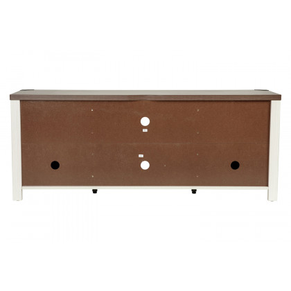 BLNK Charlotte Modern Farmhouse Barn Door TV Stand for TV's up to 65" - 59" Entertainment Center with Adjustable Shelf - White