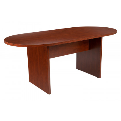 BLNK Jones Oval Conference Table - Cherry