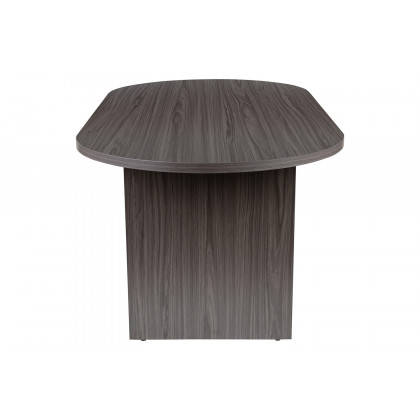 BLNK Jones Oval Conference Table - Rustic Gray