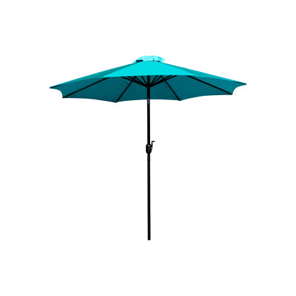 BLNK Kona Round Umbrella with Crank and Tilt Function - Teal