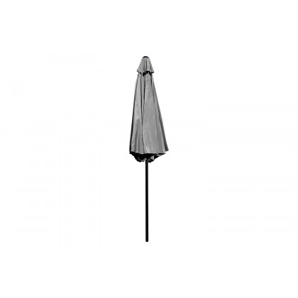 BLNK Sunny Round Umbrella with Crank and Tilt Function and Standing Umbrella Base - Gray