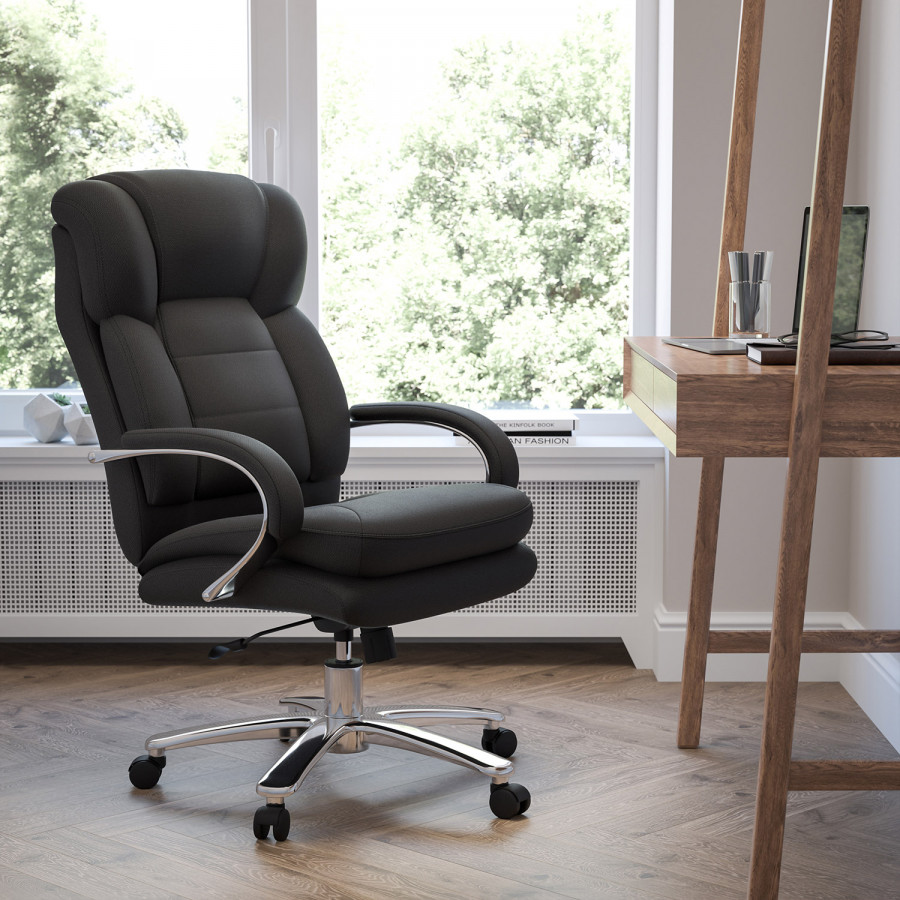 BLNK - HERCULES Series Fabric Executive Ergonomic Office Chair with Loop Arms