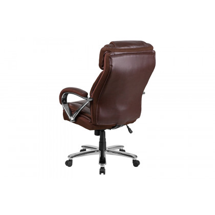 BLNK HERCULES Series LeatherSoft Executive Swivel Ergonomic Office Chair with Extra Wide Seat - Brown