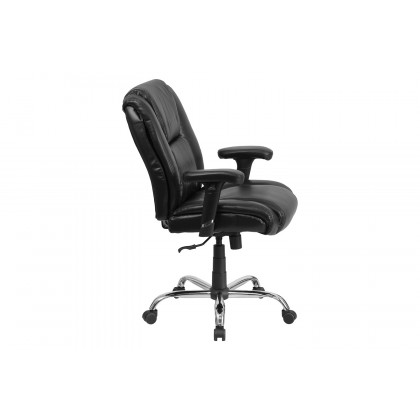BLNK - HERCULES Series LeatherSoft Ergonomic Task Office Chair with Chrome Base and Adjustable Arms