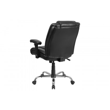 BLNK - HERCULES Series LeatherSoft Ergonomic Task Office Chair with Chrome Base and Adjustable Arms