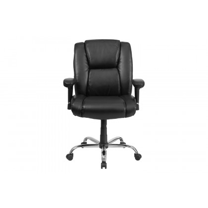 BLNK - HERCULES Series LeatherSoft Ergonomic Task Office Chair with Chrome Base and Adjustable Arms