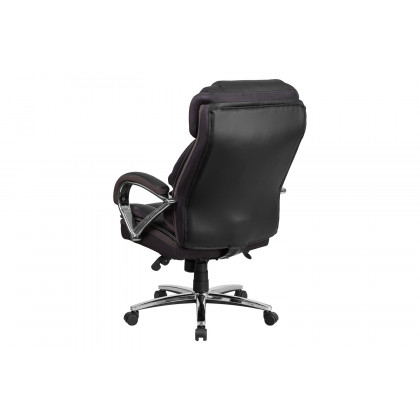 BLNK - HERCULES Series LeatherSoft Executive Swivel Ergonomic Office Chair with Chrome Base and Arms