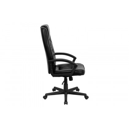 BLNK - Nora LeatherSoft High-Back Executive Swivel Office Chair with Arms