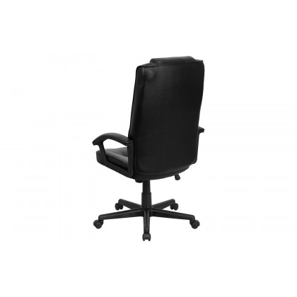 BLNK - Nora LeatherSoft High-Back Executive Swivel Office Chair with Arms