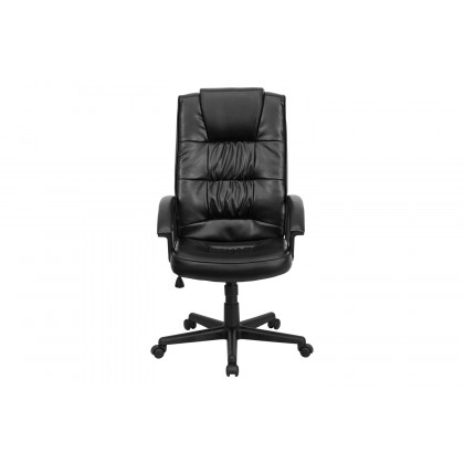 BLNK - Nora LeatherSoft High-Back Executive Swivel Office Chair with Arms