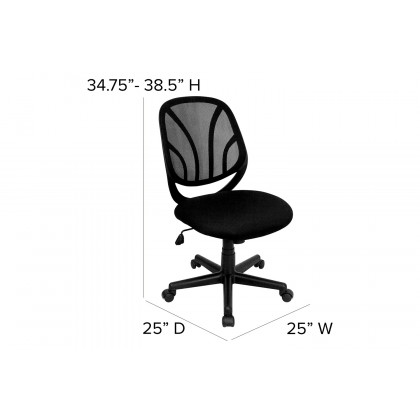 BLNK Y-GO Office Chair Mid-Back Mesh Swivel Task Office Chair