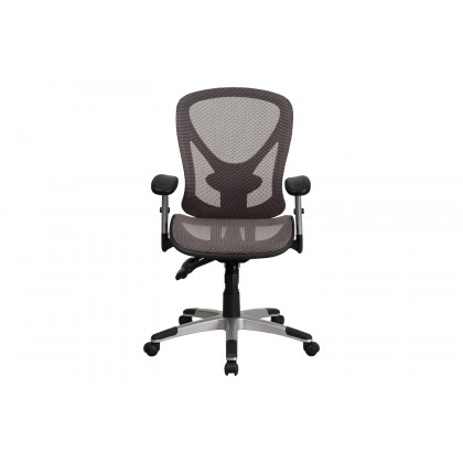 BLNK - Sam Mid-Back Mesh Multifunction Executive Swivel Ergonomic Office Chair with Adjustable Arms