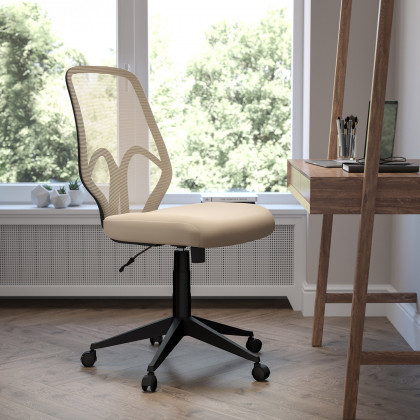 BLNK - Salerno Series High-Back Black Mesh Office Chair