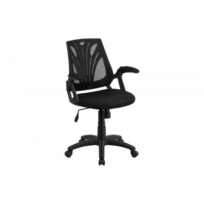 BLNK - Sam Mid-Back Mesh Swivel Task Office Chair with Open Arms