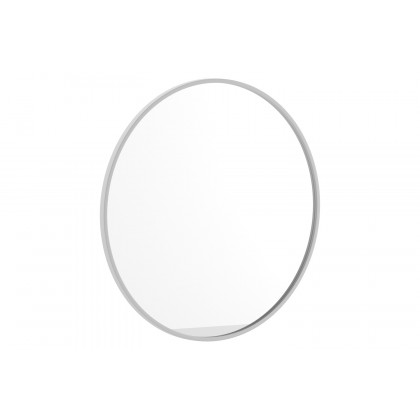 BLNK Julianne Style 2 Round Metal Framed Wall Mirror - Silver, 30"D