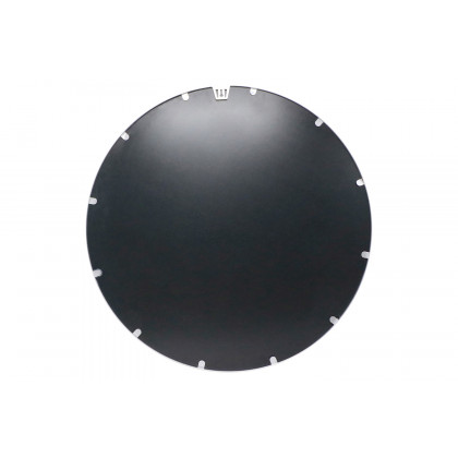 BLNK Julianne Style 2 Round Metal Framed Wall Mirror - Silver, 30"D