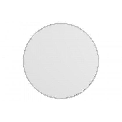 BLNK Julianne Style 2 Round Metal Framed Wall Mirror - Silver, 30"D