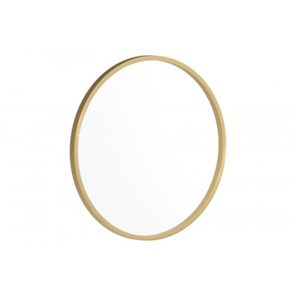BLNK Julianne Style 2 Round Metal Framed Wall Mirror - Gold, 20"D