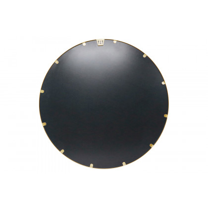 BLNK Julianne Style 2 Round Metal Framed Wall Mirror - Gold, 30"D