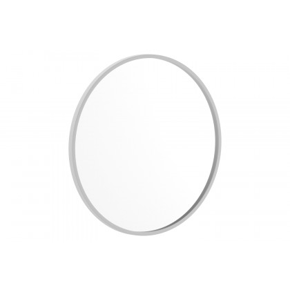 BLNK Julianne Style 2 Round Metal Framed Wall Mirror - Silver, 24"D
