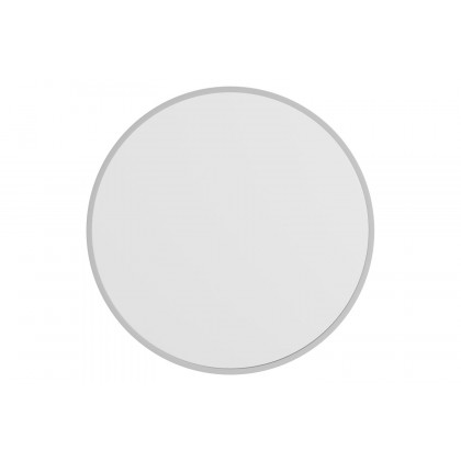 BLNK Julianne Style 2 Round Metal Framed Wall Mirror - Silver, 24"D